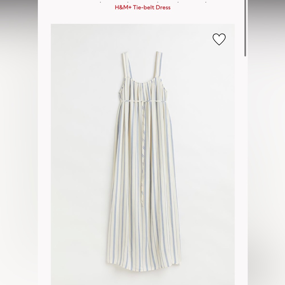 H&M maternity Tie-belt Dress